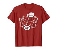 Traditional Archery vs Modern Archery Archer T-Shirt, Men, Cranberry Red, 3X-Large