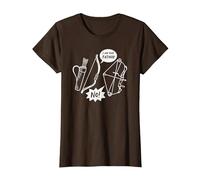 Traditional Archery vs Modern Archery Archer T-Shirt, Women, Brown, X-Large
