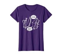 Traditional Archery vs Modern Archery Archer T-Shirt, Women, Purple, Small