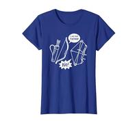 Traditional Archery vs Modern Archery Archer T-Shirt, Women, Royal Blue, Small