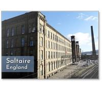 Traditional Architecture in Saltaire, England, Fridge Magnet