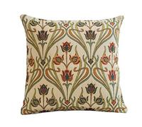 Traditional Art Deco Cushion Cover. 17x17" (45cm) Square Cover. Classic Mackintosh Style Design. Handmade in the UK from Heavyweight Tapestry Upholstery Fabric.