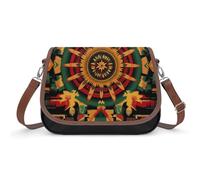 Traditional Aztec And Native Pattern Women's Crossbody Bag Fashion Shoulder Handbags Message Tote Bag with Adjustable Strap