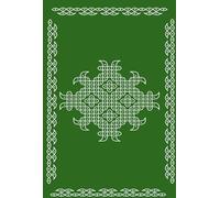 Traditional Backdrop Decoration Cloth for Pooja South Indian Kolam Back Drops Green Rangoli Pooja Decoration Cloth for Background Festivals Ganesh Chaturthi, Wedding Ceremony Photo Booth (5x8FT)
