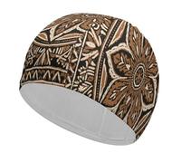 Traditional Batik Patterns Swim Cap Breathable High Elasticity Swimming Caps Waterproof Swim Hat Stylish Bathing Cap Comfortable Swimming Hat for Women Men