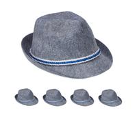 Traditional Bavarian Hat Set of 5 German Costume Fancy Dress October Fest Hat