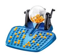 Traditional Bingo Set - Vintage Table Game, Interactive Lottery Machine, Durable Ball Mixing Unit | Entertaining Social Group Challenge for Dating Banquet Ceremony