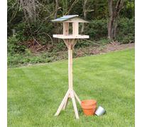 Traditional Bird Feed Table | Wooden Construction | Attracts A Variety Of Wild Birds | Perfect Outdoor Decoration