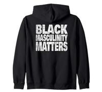 Traditional Black Men Strong Heritage Conservative Values Zip Hoodie