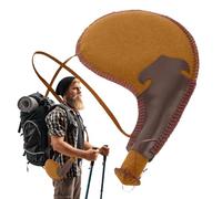 Traditional Bottle Flagon Vintage Travel Bottles | Dance Performance Accessory - PU Leather Desert Water Bota Bag Retro Portable Comic Book Exhibition Activity