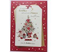 Traditional Brother & FIANC'EE Christmas Both of You Nice Verse Greeting Card