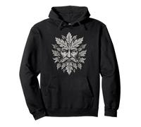 Traditional Celtic Green Man Celtic Pagan Forest Spirit Pullover Hoodie