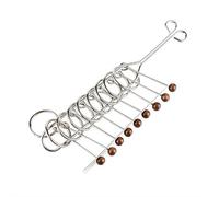 Traditional Chinese 9 Linked Rings Brain Teaser, Classical Metal Wire Puzzle Game, Intelligence Educational Toy for Adults and Kids, Challenging Logic Link Loop IQ Test Puzzle
