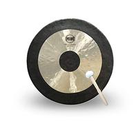 Traditional Chinese Bronze Gong, Aged Look And Beautiful Shimmering Wash Quality, With Gong Mallet, Hanging String(Size:24 Inch)