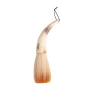 Traditional Chinese Calligraphy Brush Bear Hair Brush Writing Ox Horns Painting Pen For Couplets Writing Chinese Calligraphy Pen Curved Horns Large Couplets