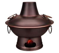 Traditional Chinese Copper Charcoal Hot Pot for Authentic Hotpot Experience