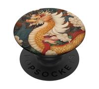 Traditional Chinese Dragon Art PopSockets Adhesive PopGrip