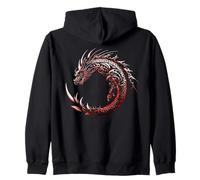 Traditional Chinese Dragon Symbol Of Power and Strength Zip Hoodie