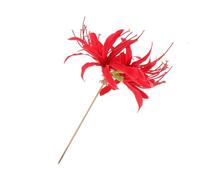 Traditional Chinese Hair Pins, Red Spider Lily Hairpin | Vintage Asian Hair Pins - Elegant Flower Bridal Hairstyle Pins, Multi-Function Chinese