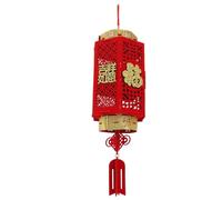 Traditional Chinese Lantern, 3D Felt Red Lantern Decoration for Chinese Spring Festival Ambience, Handcrafted Lucky Character for Home Decor