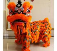 Traditional Chinese Lion Dance Mascot Costume Set for New Year Celebrations and Outdoor Performances