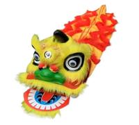 Traditional Chinese Lion Dance Mascot Costume Set with Dragon Head and Props for New Year Celebrations and Cultural Performances