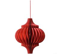 Traditional Chinese New Year Bell Ornament 8cm Red(C)