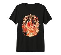 Traditional Chinese Peony Lady Premium T-Shirt