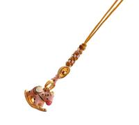 Traditional Chinese Style Copper Horse Charm Key Ring Bag Hanging Pendant Good Luck and Stylish Decorative Dopamine Keychain Pendant