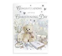 Traditional Christening Card - 9 x 6 inches - Regal Publishing, C81062