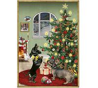 Traditional Christmas Advent Calendar | Dachshund Sausage Dog Advent Calendar | Christmas Puppy Picture Advent Calendar