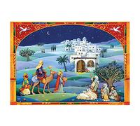 Traditional Christmas Advent Calendar | Wise Men Nativity Advent Calendar | Bethlehem Picture Advent Calendar
