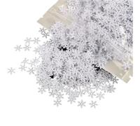 Traditional Christmas Decorations 1Pack/300pcs Christmas Snowflakes Confetti XmasTree Ornaments Xmas Decorations for Home Winter Party Cake Decor Supplies