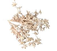 Traditional Christmas Decorations A handful Of Fragrant Orchids Artificial Flower Hotel Multicolor Fork Simulation Flower Home Decoration Wedding(Light coffee,1pc)