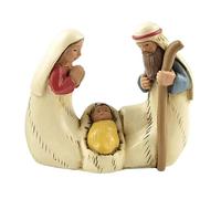 Traditional Christmas Nativity Set with Figures, Resin Christmas Nativity Scene Ornaments, Jesus Birth Statue Religious Tabletop Figurines for Home Office Garden Decorations