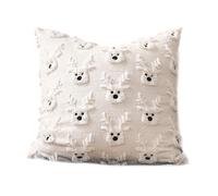 Traditional Christmas Theme Pillow Case 45x45cm Double Side Soft Breathable Fabric Home Decoration Cushion Slipcover Easy To Clean Home Pillowcase