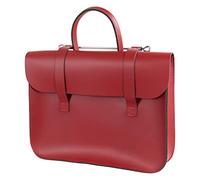 Traditional classic leather music case - The original and best! (Red)