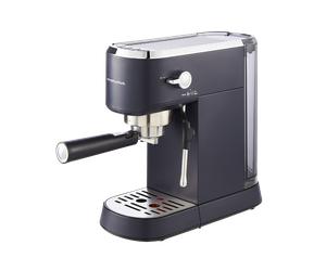 Traditional Compact Pump Espresso Coffee Machine - Navy