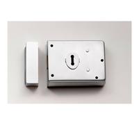 Traditional Contract Rim Deadlock 102 x 76mm Satin Chrome Door Latch Loops Multi One Size