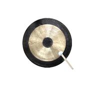 Traditional Copper Gong, Large Chinese Drummer Gong for Music and Feng Shui, Handcrafted Metal Decor, Perfect for Meditation and Relaxation