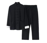 Traditional Cotton Linen Tai Chi Uniform Set - Breathable Qi Gong Martial Arts Kung Fu Outfit