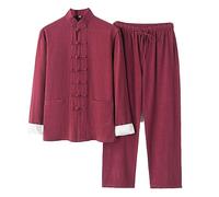 Traditional Cotton Linen Tai Chi Uniform Set - Breathable Qi Gong Martial Arts Kung Fu Outfit
