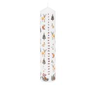 Traditional Countdown to Christmas Advent Candle | Winter Wildlife Pillar Candle | Christmas Candle Advent Candles