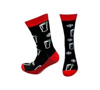 Traditional Craft Guinness Christmas Socks - Red & Black, Pints - G9377-OS