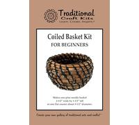 Traditional Craft Kits Coiled Basket Weaving Kit for Beginners (Pine Needle) - Weave Kit for Kids and Adults Complete with Basket Weaving Supplies and Instructional Booklets