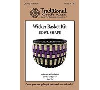 Traditional Craft Kits Wicker Basket Kit - Bowl Shape
