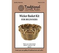 Traditional Craft Kits Wicker Basket Weaving Kit for Beginners - Weave Kit for Kids and Adults Complete with Basket Weaving Supplies and Instructional Booklets