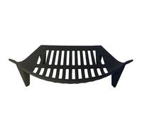 Traditional Curved Fire Grate 14” (35.5cm) in Heavy Duty Cast Iron, Classic Fire Grate