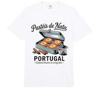 Traditional Custard Tarts Food Art Pastéis de NATA Portugal Comfort Colors Adult Heavyweight T-Shirt