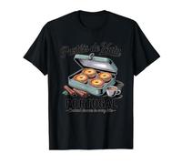 Traditional Custard Tarts Food Art Pastéis de NATA Portugal Value Graphic T-Shirt, Men, Black, M